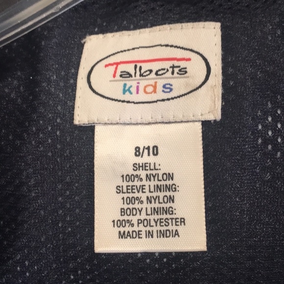 Talbots kids blue rain jacket - Picture 3 of 4